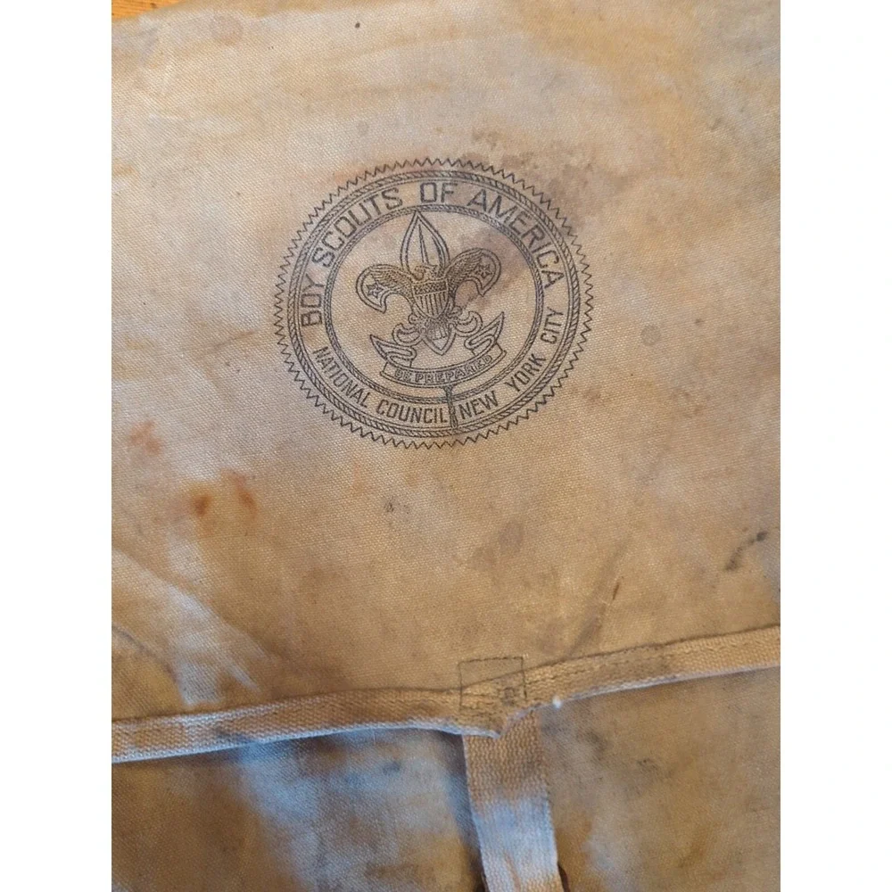 VINTAGE BOY SCOUTS‎ OF AMERICA NATIONAL COUNCIL BACKPACK CANVAS